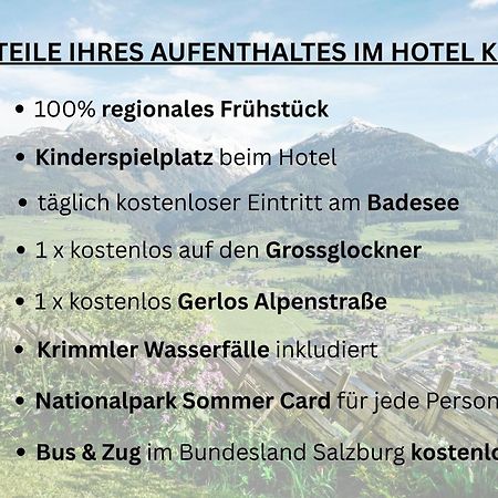 Hotel Gasthof Kroell - Inkl Nationalpark-Karte, 1 X Grossglockner Hochalpenstrasse Kostenlos, Verschiedene Bergbahnen Kostenlos, Badesee Kostenlos, Bus & Zug Kostenlos, Regionale Kueche 니에데른실 외부 사진